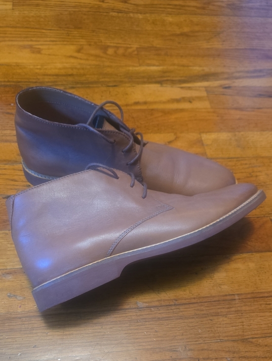 Clarks Atticus Limit Chukka Boots, Tan Leather, Men\'s 10 main image 6